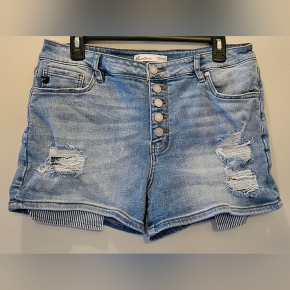Maurices Pants - Kancan Women's Distressed Denim Shorts